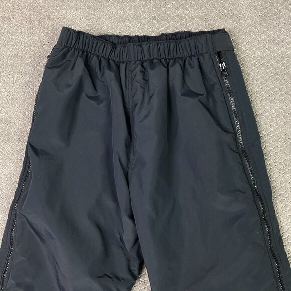 Vintage LL Bean Snow Pants Women's Medium Black Full Side Zipper Insulated USA - Picture 3 of 14